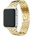 Curea iUni compatibila cu Apple Watch 1/2/3/4/5/6/7, 40mm, Jewelry, Otel Inoxidabil, Gold